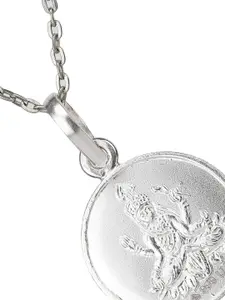 Exotic India Bhuvaneshwari Yantra Sterling Silver Pendant