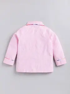 BAESD Girls Cotton Striped Night suit