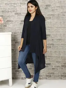 BUY NEW TREND V-Neck Longline Open Front Shrug