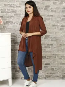 BUY NEW TREND V-Neck Longline Open Front Shrug