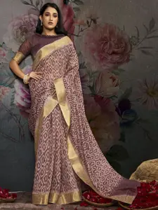 Saree mall Zari Woven Banarasi Saree with Blouse