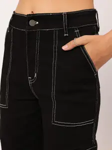 DressBerry Women High Rise Hustle Cargo Jeans