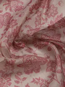 Meena Bazaar Floral Embroidered Sequinned Unstitched Dress Material