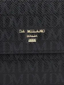 Da Milano Women Printed Leather Three Fold Wallet