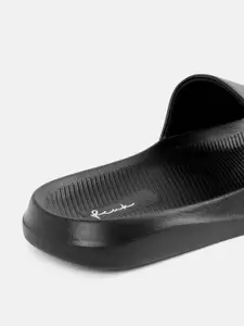 FCUK Men Brand Logo Printed Sliders