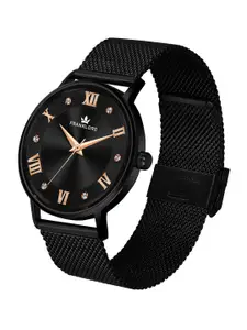 Franklord Women Brass Dial & Stainless Steel Bracelet Style Straps Analogue Watch F-132 BLBG F-132 BLBLL