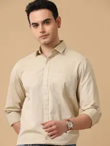 CAVALLO by Linen Club Men Contemporary Slim Fit Opaque Casual Shirt