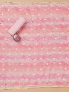 Koskii Floral Embroidered Pure Cotton Unstitched Dress Material