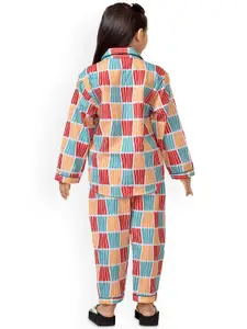 BAESD Girls Printed Long Sleeves Pure Cotton Clothing Set