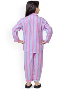 BAESD Girls Striped Pure Cotton Clothing Set