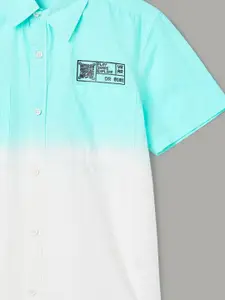 Fame Forever by Lifestyle Boys Opaque Colourblocked Casual Shirt