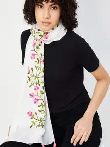 max Women Viscose Rayon Floral Printed Scarf