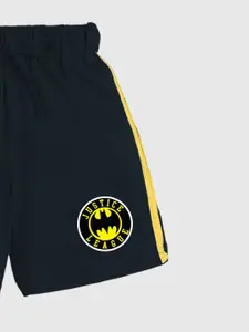 YK X Minute Mirth Boys Pure Cotton Batman Printed Shorts