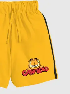 YK X Minute Mirth Boys Pure Cotton Garfield Printed Shorts