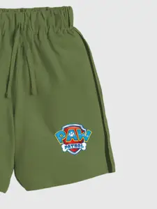 YK X Minute Mirth Boys Paw Patrol Printed Pure Cotton Shorts