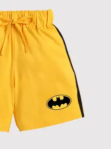 YK X Minute Mirth Boys Batman Printed Pure Cotton Shorts