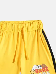 YK X Minute Mirth Boys We Bare Bears Printed Pure Cotton Shorts