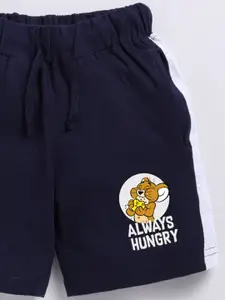 YK X Minute Mirth Boys Tom & Jerry Printed Pure Cotton Shorts