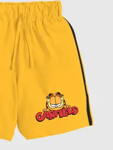 YK X Minute Mirth Boys Pure Cotton Garfield Printed Shorts
