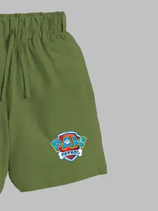 YK X Minute Mirth Boys Paw Patrol Printed Pure Cotton Shorts