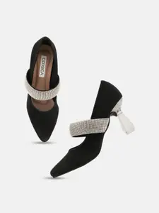 CORSICA Women Embellished Party Block Pumps