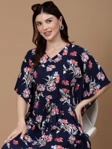 MBeautiful Digital Printed Maxi Nightdress