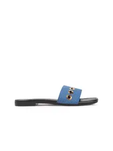 ADIVER Women Open Toe Flats