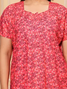 JVSP FASHION Pack Of 2 Women Cotton Printed Maxi Nightdress