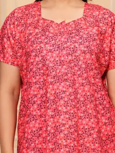 JVSP FASHION Pack Of 2 Women Cotton Printed Maxi Nightdress