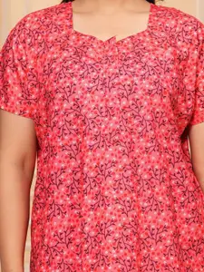 JVSP FASHION Women Pack Of 2 Printed Maxi Nightdress