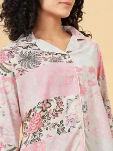 Dreamz by Pantaloons Women Printed Nightdress