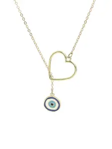 fabula Gold Plated Heart Necklace