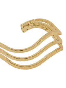 Accessorize Wavy Layered Cuff Bracelet