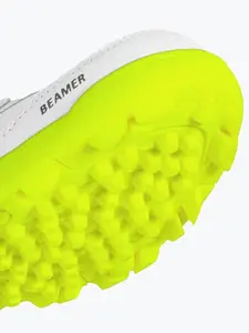 DSC Beamer Men Fluro Yellow White Cricket Shoes
