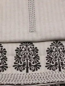 Meena Bazaar Floral Printed Unstitched Dress Material