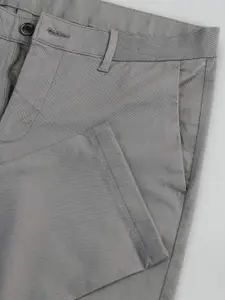 Arrow Sport Men Solid Mid Rise Slim Fit Chinos Trousers