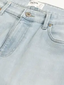 Snitch Men Skinny Fit Mid-Rise Stretchable Jeans