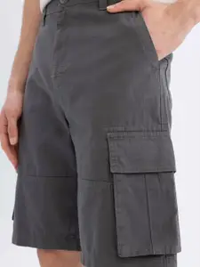 DeFacto Men Mid-Rise Pure Cotton Cargo Short