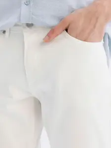 DeFacto Men Mid Rise Chinos Trousers