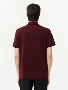 Lacoste Men Polo Collar Applique T-shirt