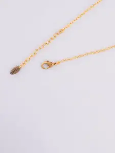 Totapari Gold-Plated Stacked Opal Evil Eye Necklace