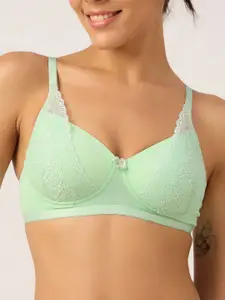 DressBerry Floral Bra Full Coverage Lightly Padded