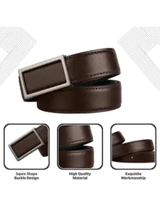 INVICTUS Men Textured Formal Belt