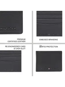 Tommy Hilfiger Men Leather Two Fold Wallet