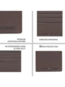 Tommy Hilfiger Men Leather Two Fold Wallet