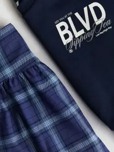 H&M Girls Pack Of 2 Sweatshirts & Skirt Set