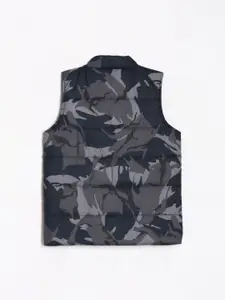 Allen Solly Junior Boys Camouflage Crop Padded Jacket