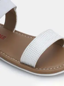 Minesole Girls Colourblocked PU Flat Sandal