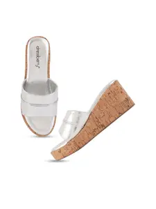 DressBerry Women Round Toe Wedge Sandals