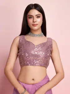 VAIRAGEE Embellished Sequinned Organza Saree